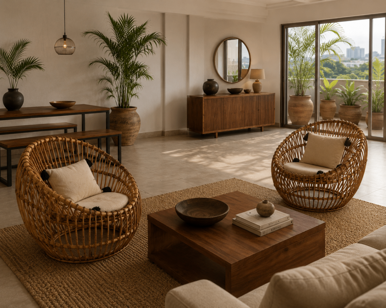 Bakoko Lounge Chair in a contemporary luxury interior — Maison Wouri Collection I — Origins