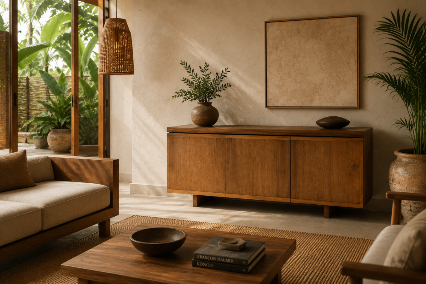 Sanaga Sideboard in a contemporary luxury interior — Maison Wouri Collection I — Origins
